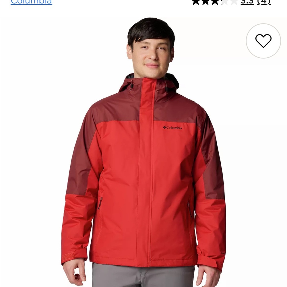 Columbia Two-Tone Men's Columbia Tunnel Falls II Interchange Jacket XL Omnitech